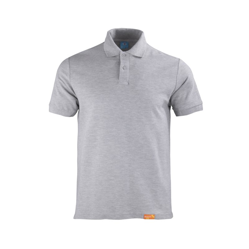 POLERA PIQUE MC A GRIS