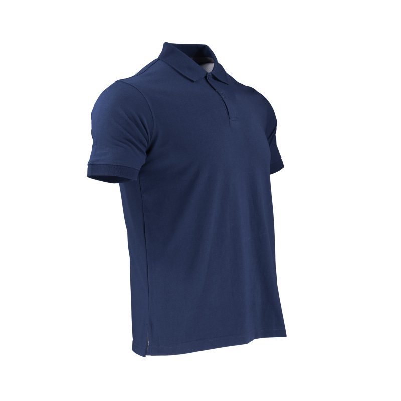 POLERA PIQUE MC AZUL - Imagen 2
