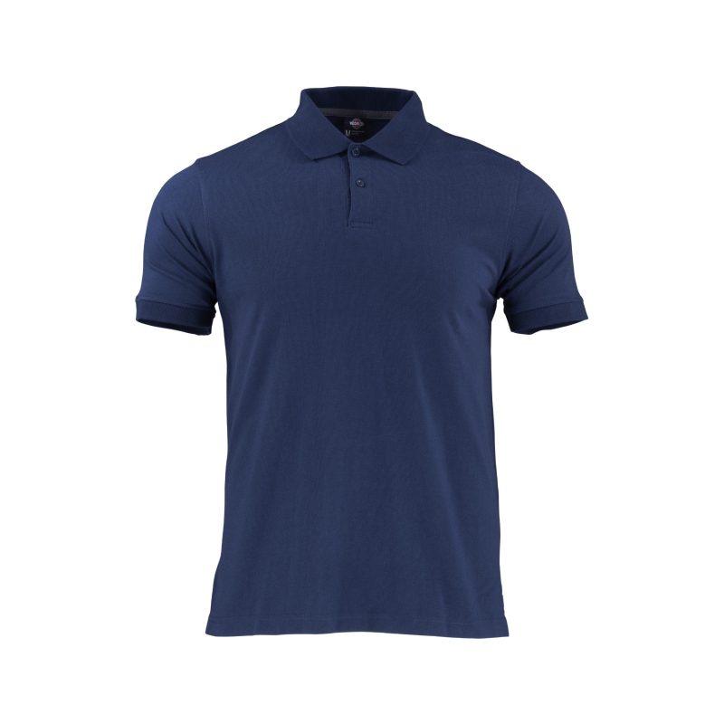 POLERA PIQUE MC AZUL