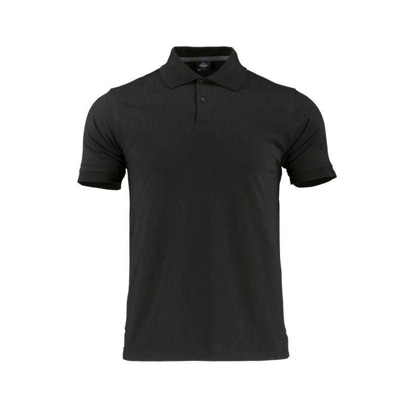 POLERA PIQUE MC NEGRO