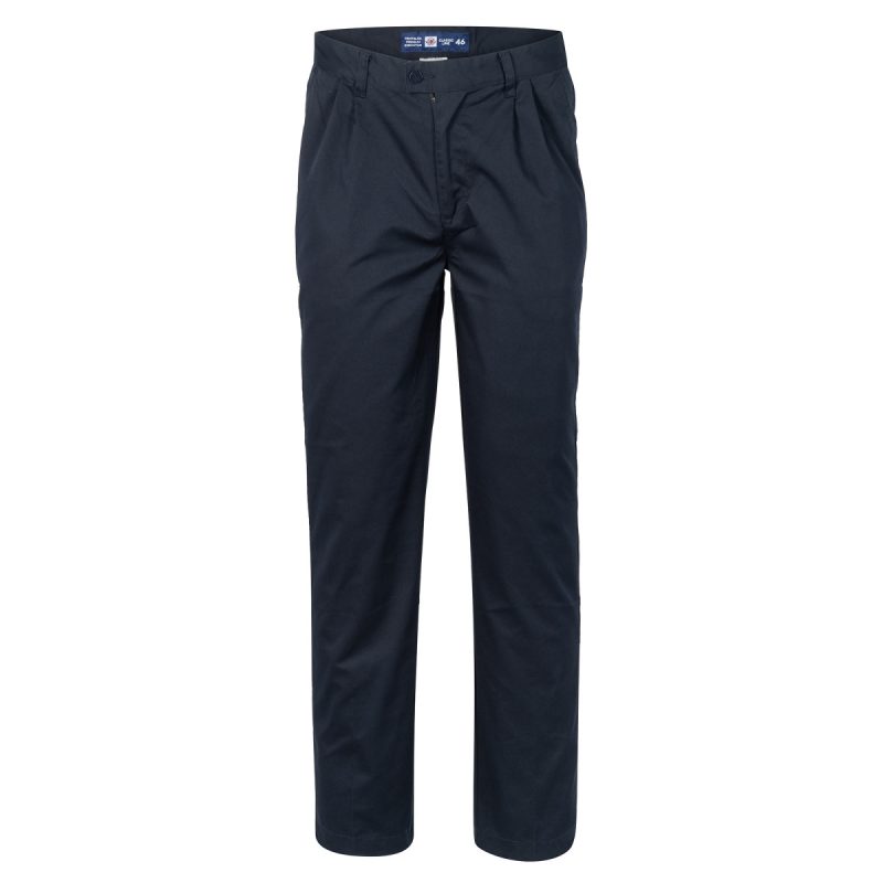 Pantalón con pinzas azul