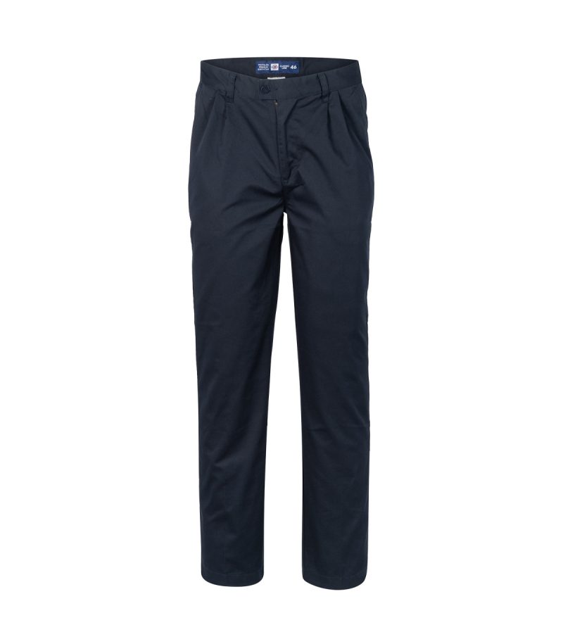 Pantalón con pinzas azul