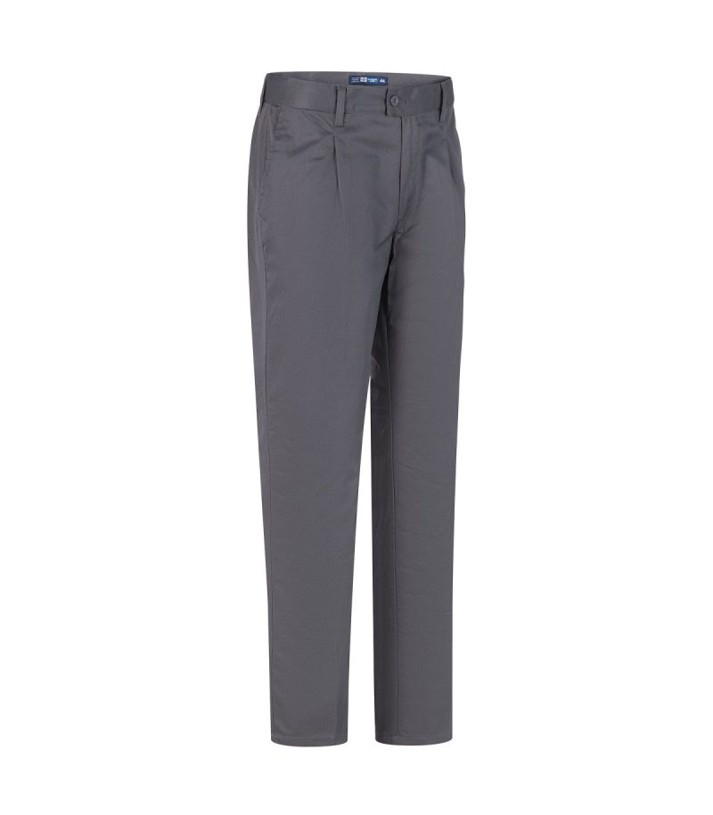 Pantalón con pinzas gris - Imagen 4