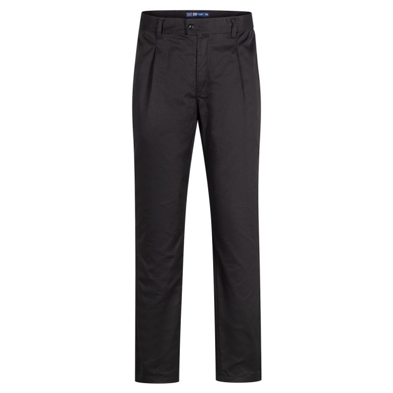 Pantalón con pinzas negro