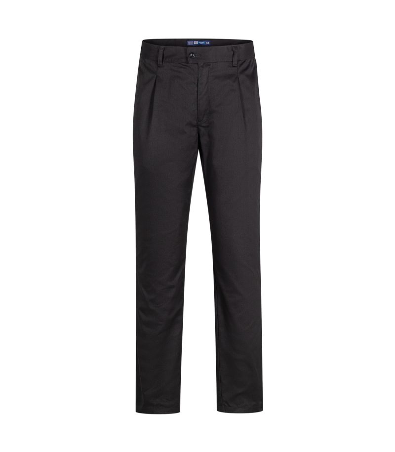 Pantalón con pinzas negro