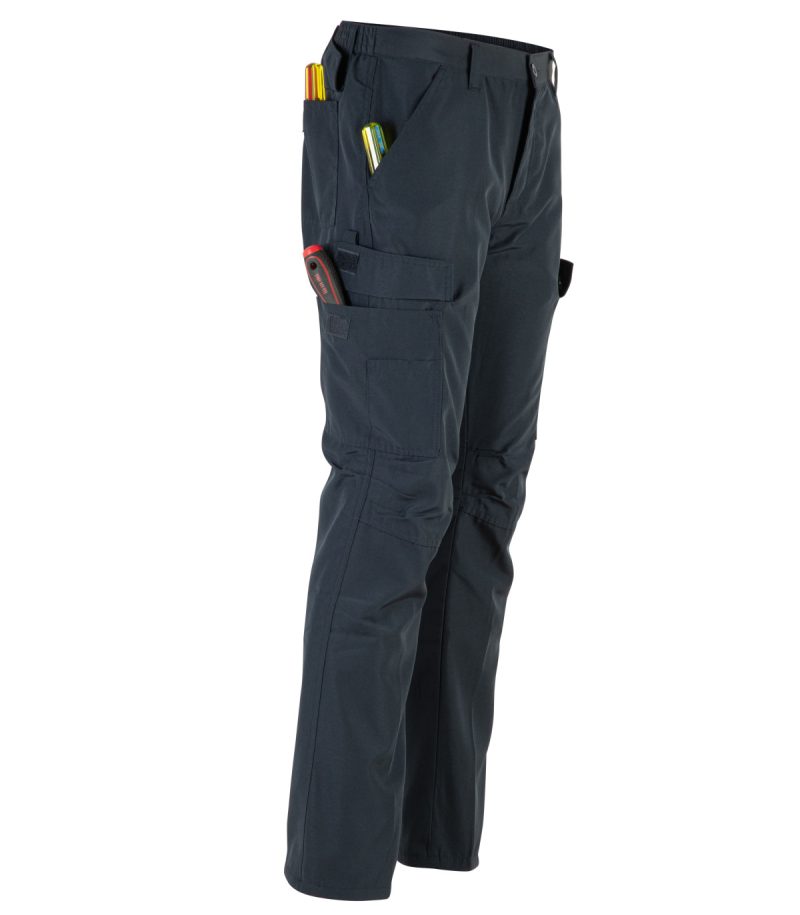 Pantalón poplin Azul - Imagen 4