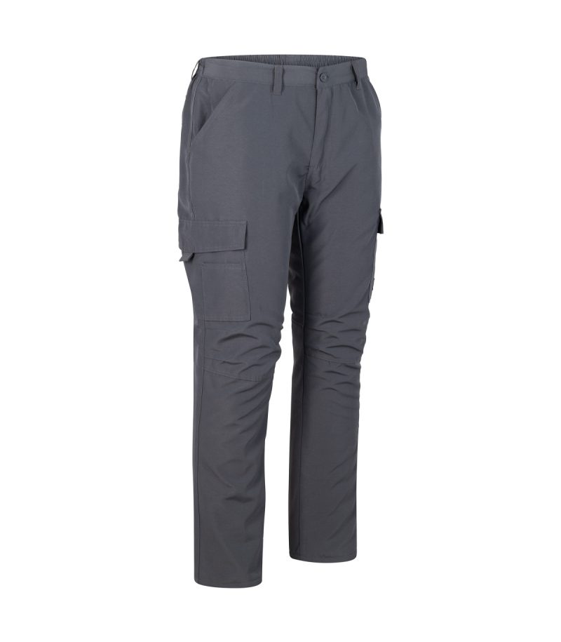 Pantalón poplin gris - Imagen 4