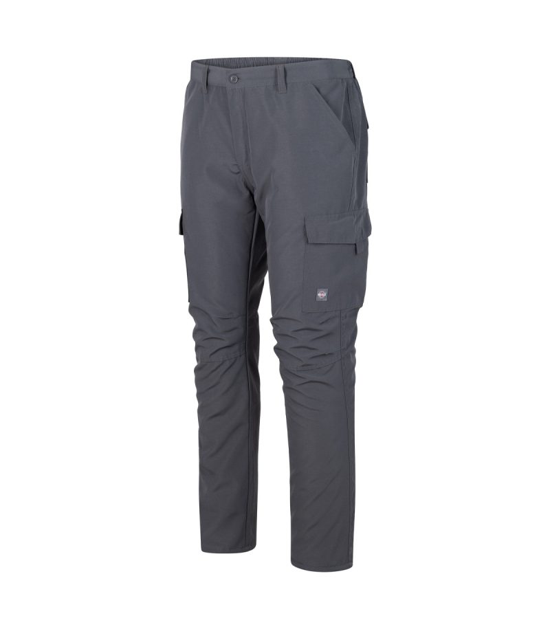 Pantalón poplin gris - Imagen 3