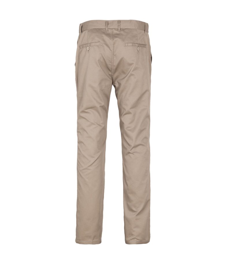 Pantalón sin pinzas beige - Imagen 3