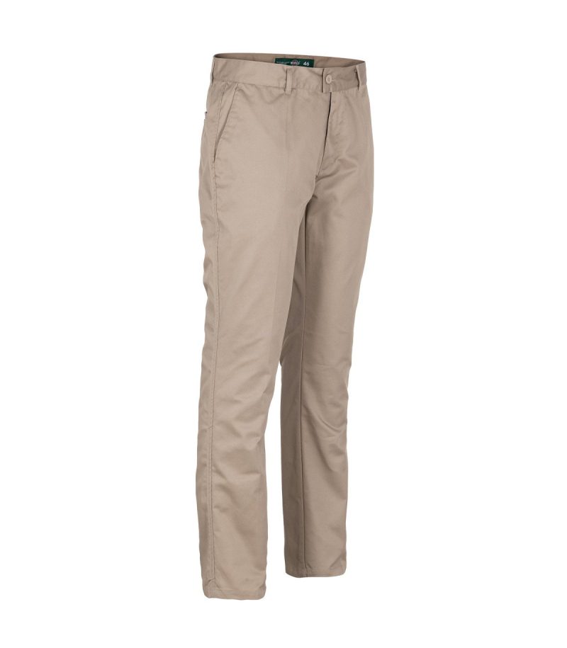 Pantalón sin pinzas beige - Imagen 4