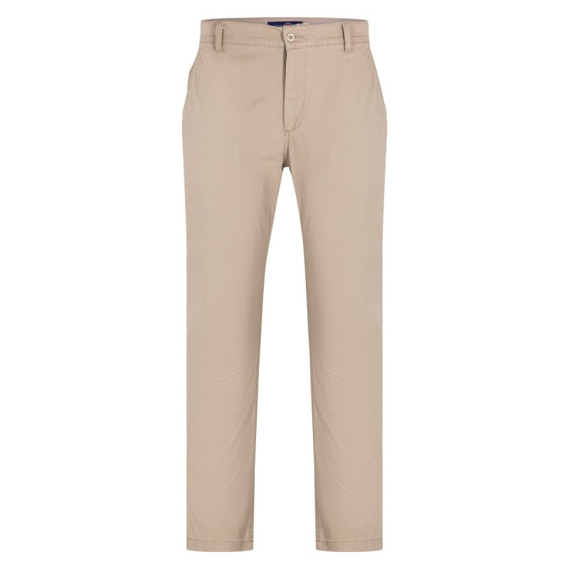 Pantalón slim beige
