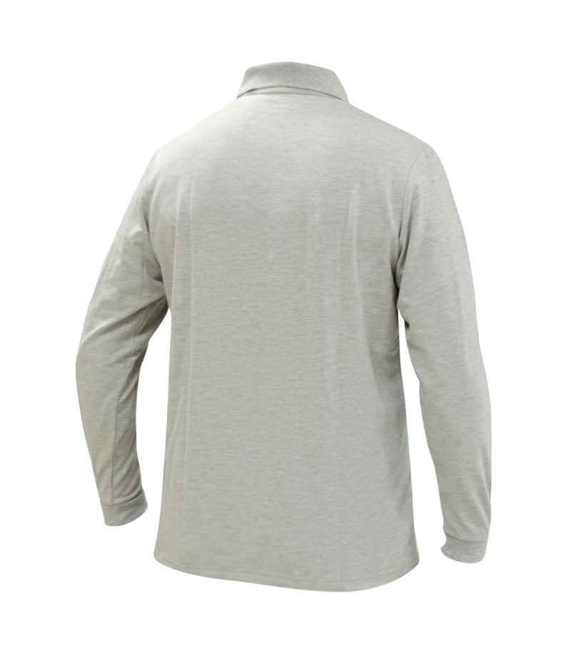Polera Comfort Spandex M/Larga Gris - Imagen 2