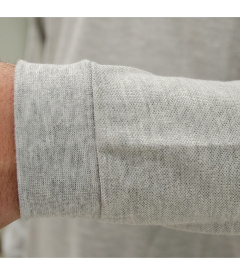Polera Comfort Spandex M/Larga Gris - Imagen 4