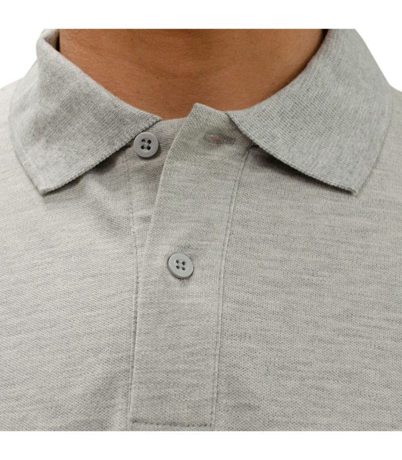 Polera Comfort Spandex M/Larga Gris - Imagen 3