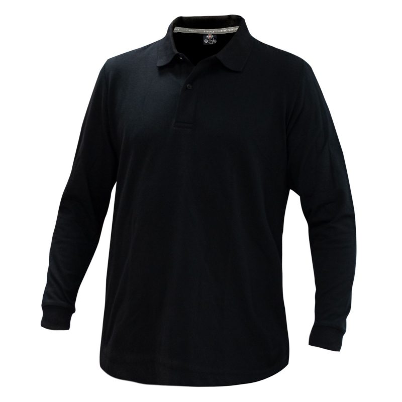 Polera Comfort Spandex M/Larga Negra