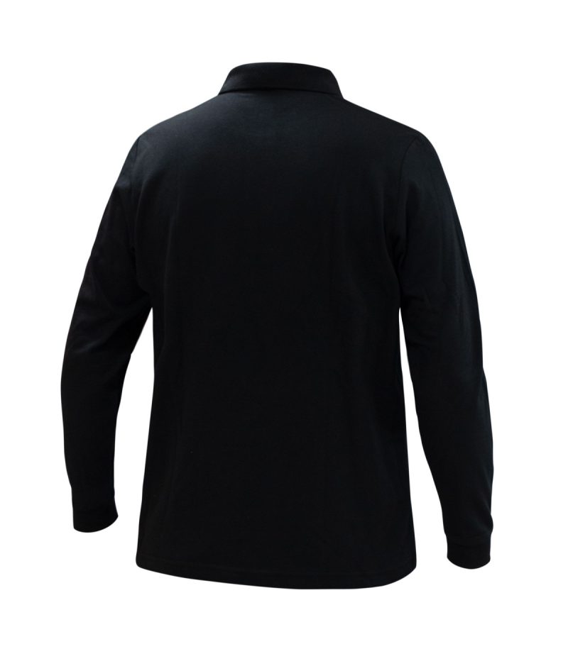 Polera Comfort Spandex M/Larga Negra - Imagen 2