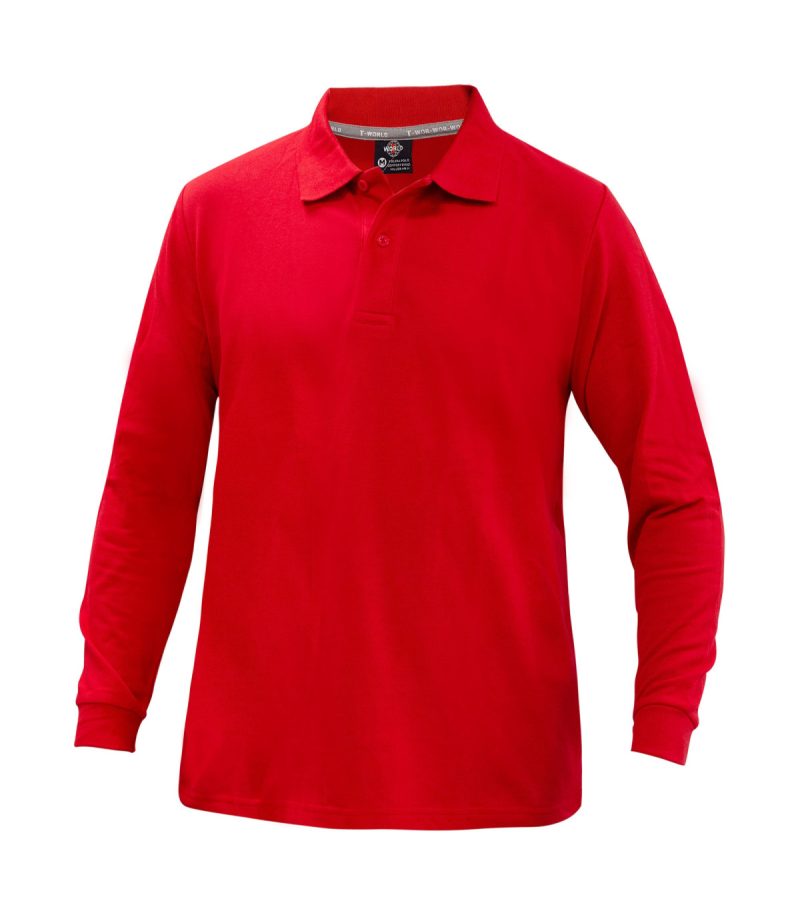 Polera Comfort Spandex M/Larga Roja