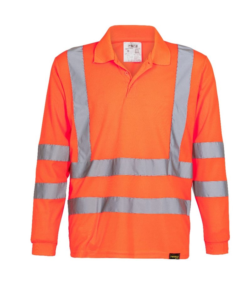 Polera Dryfit Cam Vial Naranja