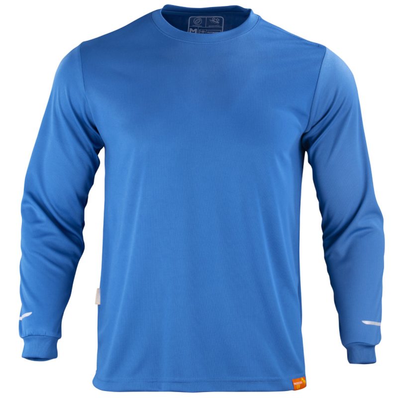 Polera Dryfit M/L Azul Rey