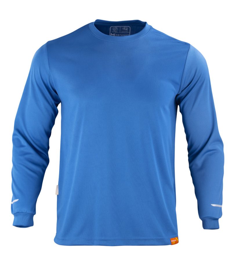 Polera Dryfit M/L Azul Rey