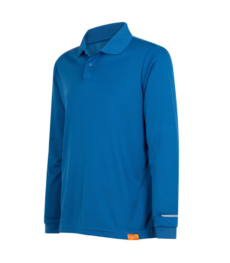 Polera Dryfit M/L Azul Rey - Imagen 3