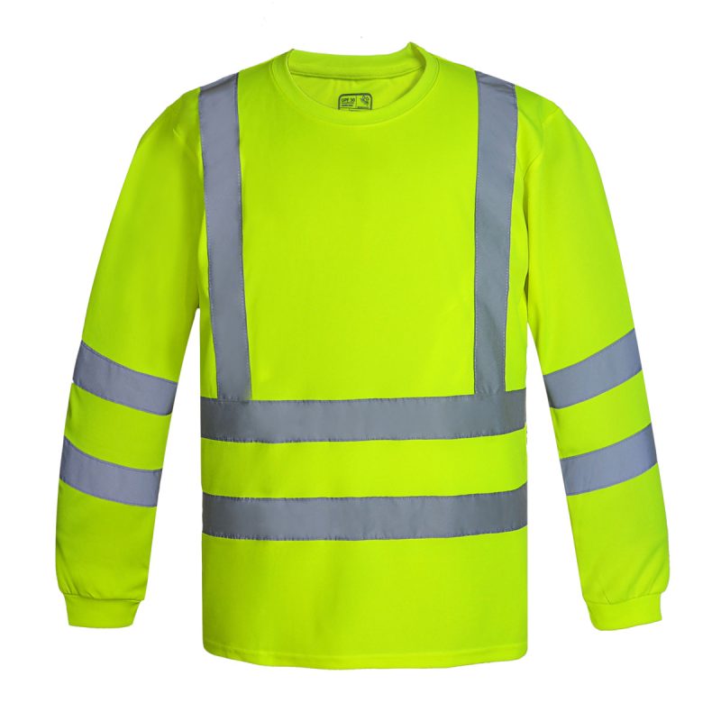 Polera Dryfit Visl M/L Amarilla