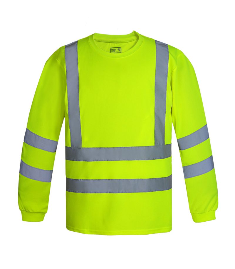 Polera Dryfit Visl M/L Amarilla