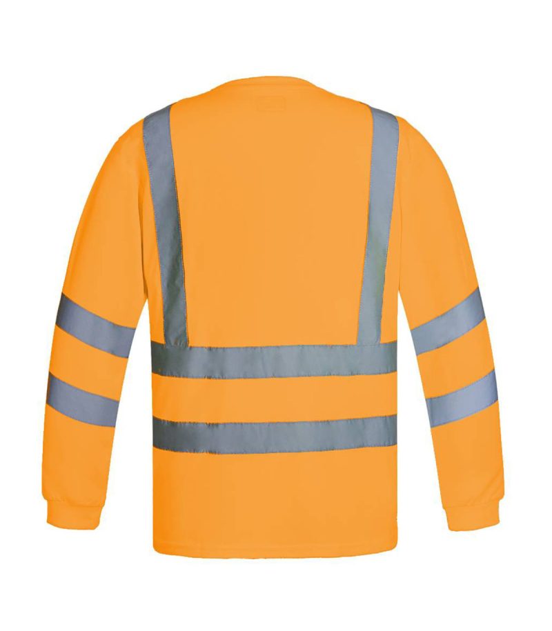 Polera Dryfit Visl M/L Naranja - Imagen 2