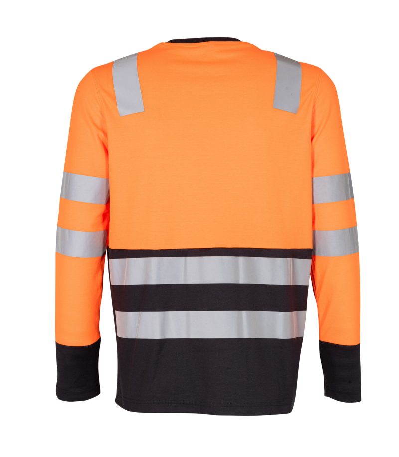 Polera Hibrida Bi-Color M/L Naranja - Imagen 2