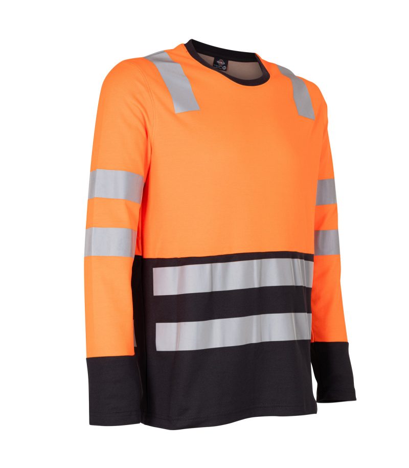 Polera Hibrida Bi-Color M/L Naranja - Imagen 4