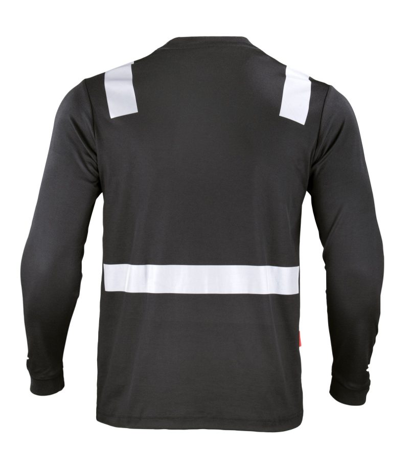Polera Hibrida C/Ref M/L Negra - Imagen 3