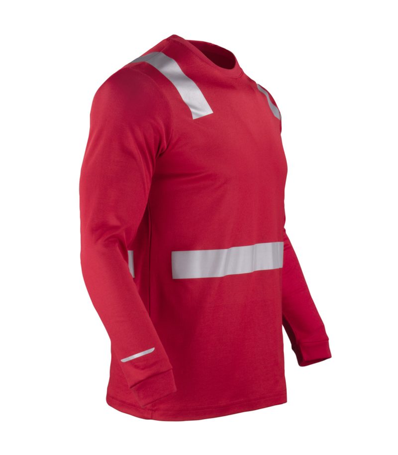 Polera Hibrida C/Ref M/L Roja - Imagen 4