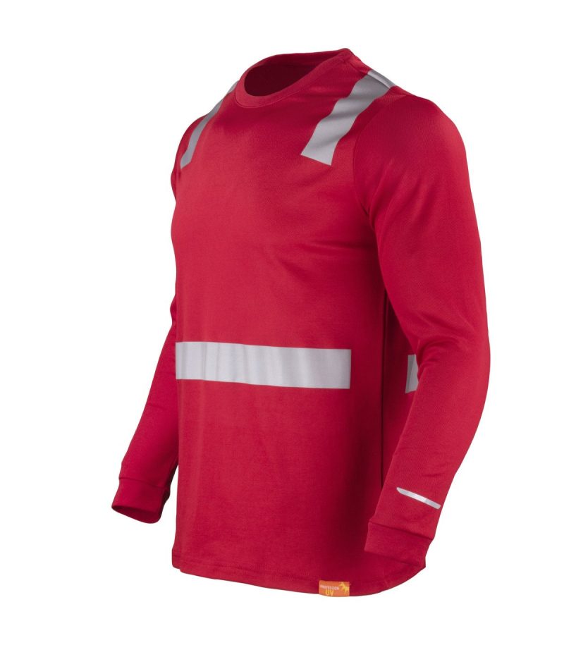 Polera Hibrida C/Ref M/L Roja - Imagen 2