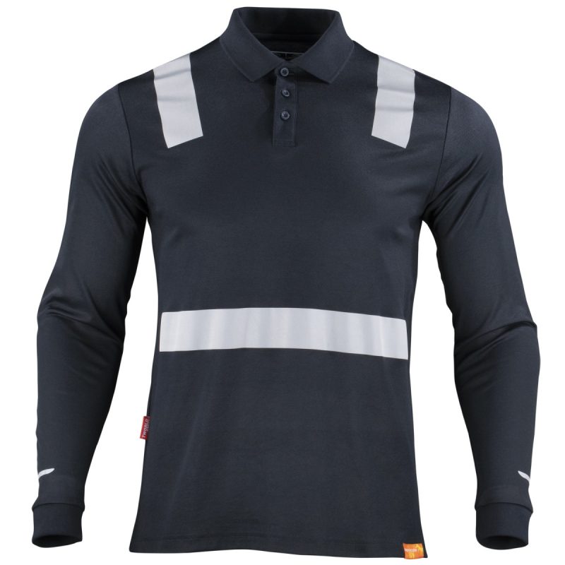 Polera Hibrida M/L Cam Azul