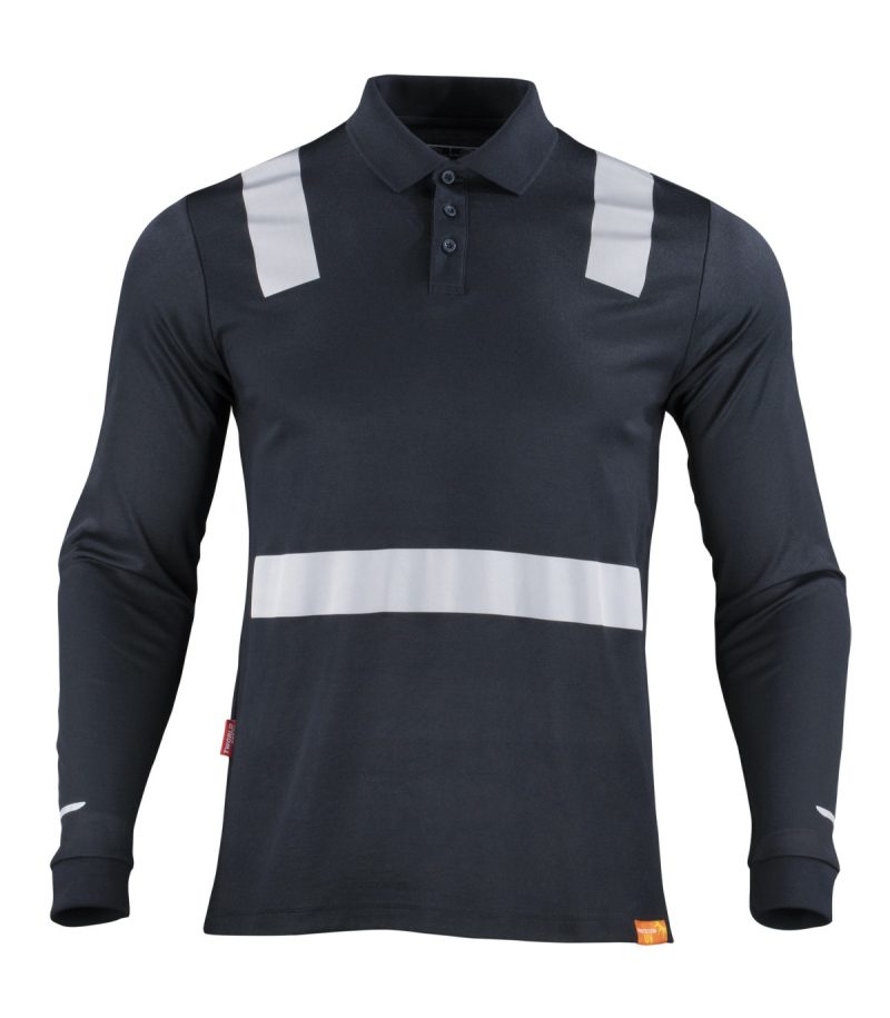 Polera Hibrida M/L Cam Azul