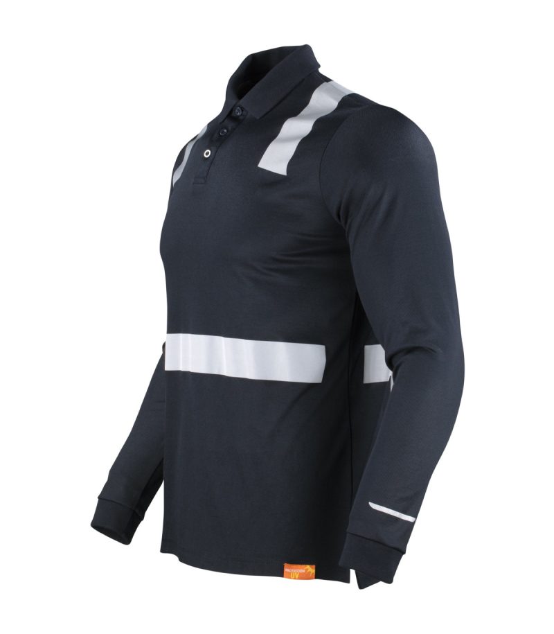 Polera Hibrida M/L Cam Azul - Imagen 4