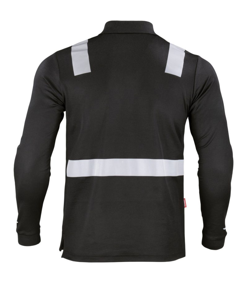 Polera Hibrida M/L Cam Negra - Imagen 3