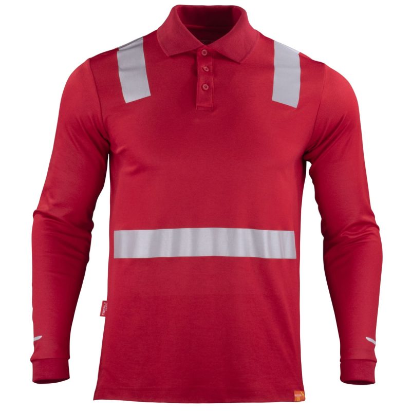 Polera Hibrida M/L Cam Roja