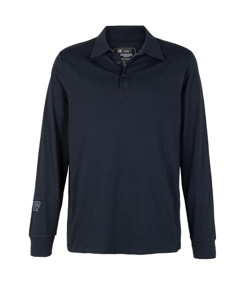 Polera Ignifuga M/Larga Azul