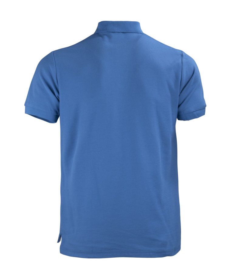 Polera Pique 80/20 M/C Azul Rey - Imagen 2