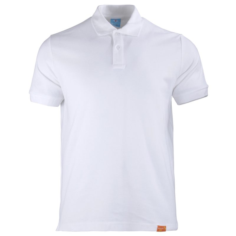 Polera Pique 80/20 M/C Blanca