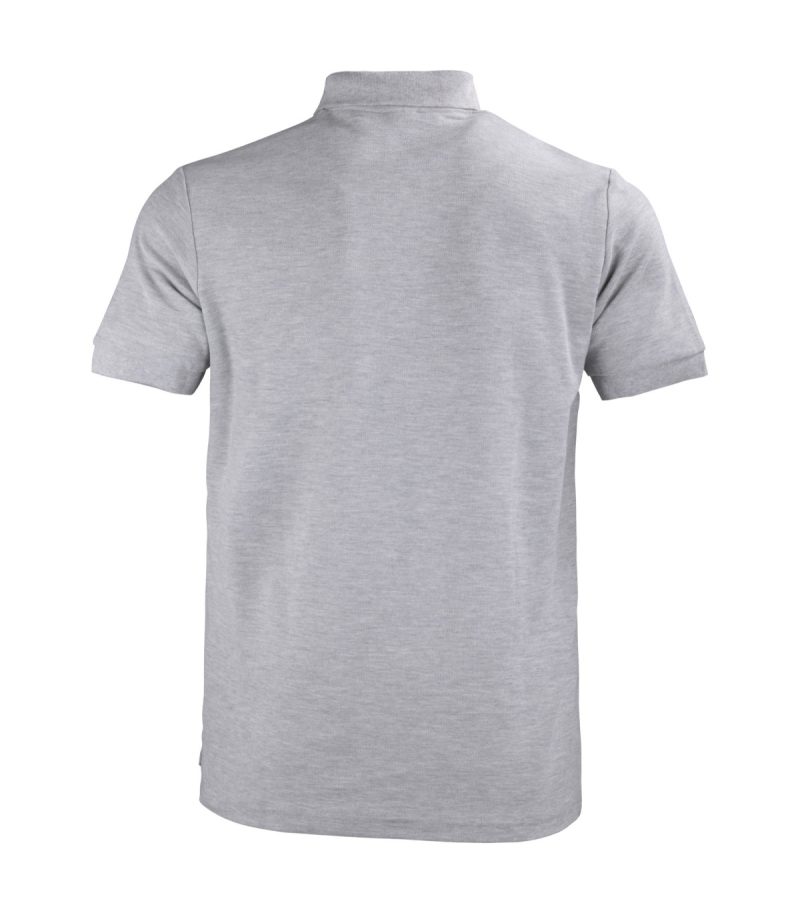 Polera Pique 80/20 M/C Gris - Imagen 2
