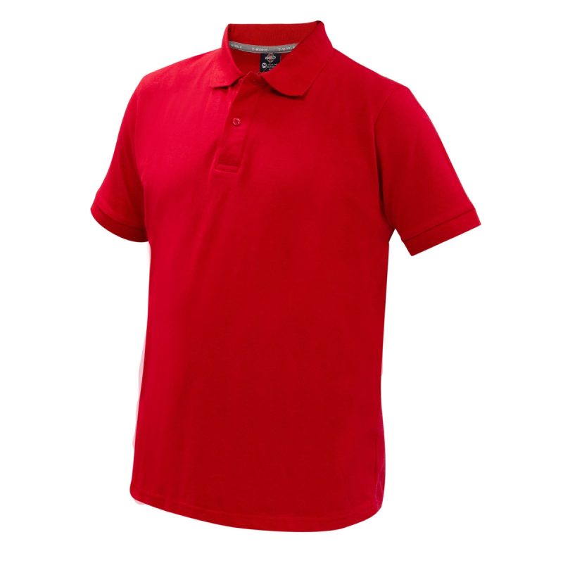 Polera Pique 80/20 M/C Roja