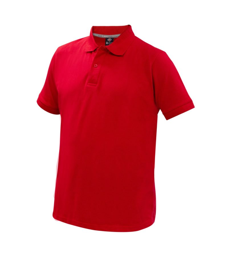 Polera Pique 80/20 M/C Roja