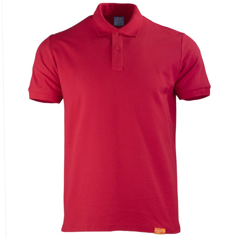 Polera Pique 80/20 M/C Roja