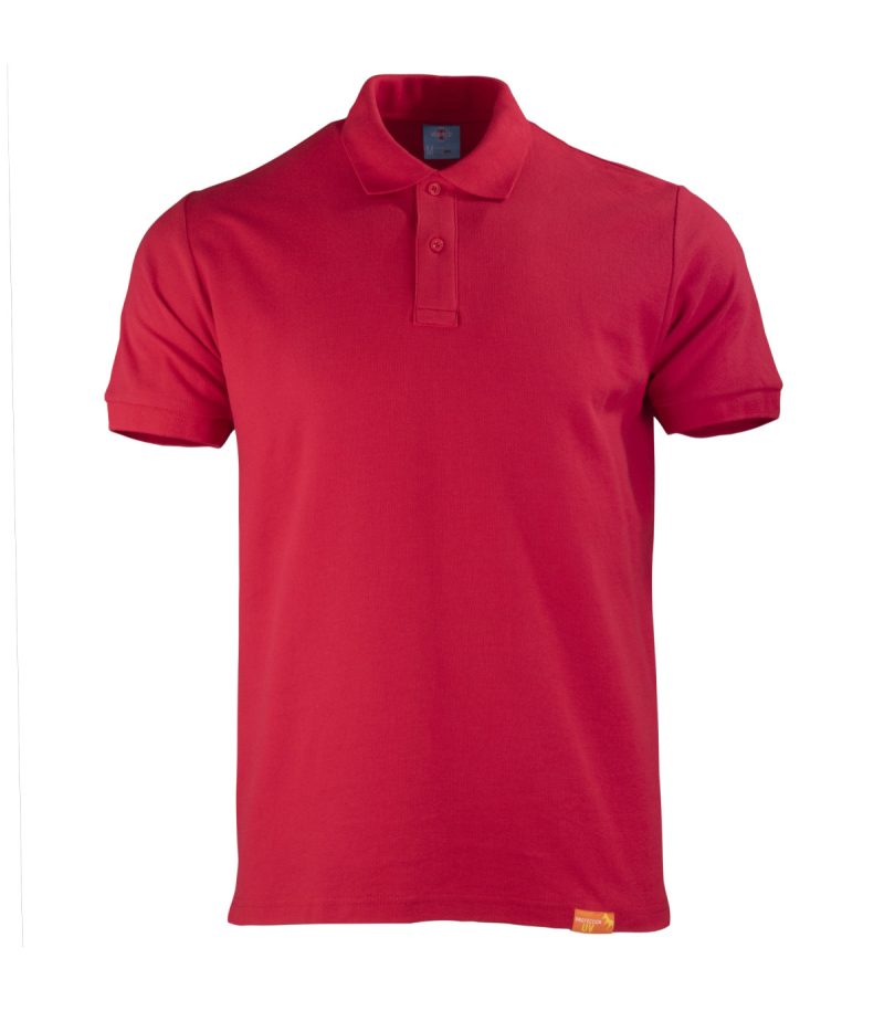 Polera Pique 80/20 M/C Roja