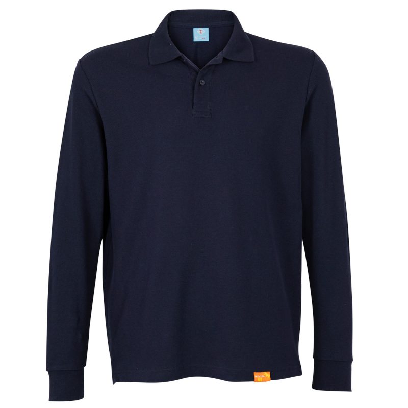 Polera Pique M/L 80/20 Azul