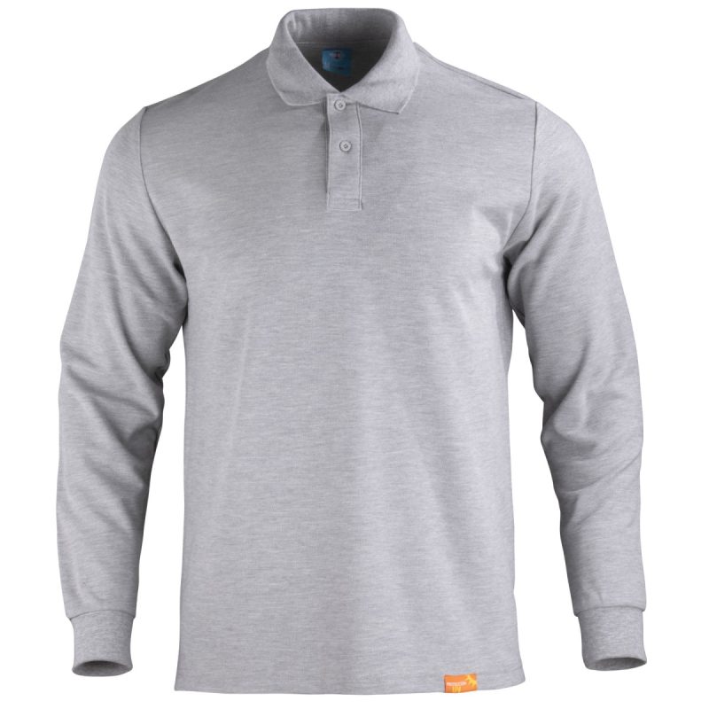 Polera Pique M/L 80/20 Gris