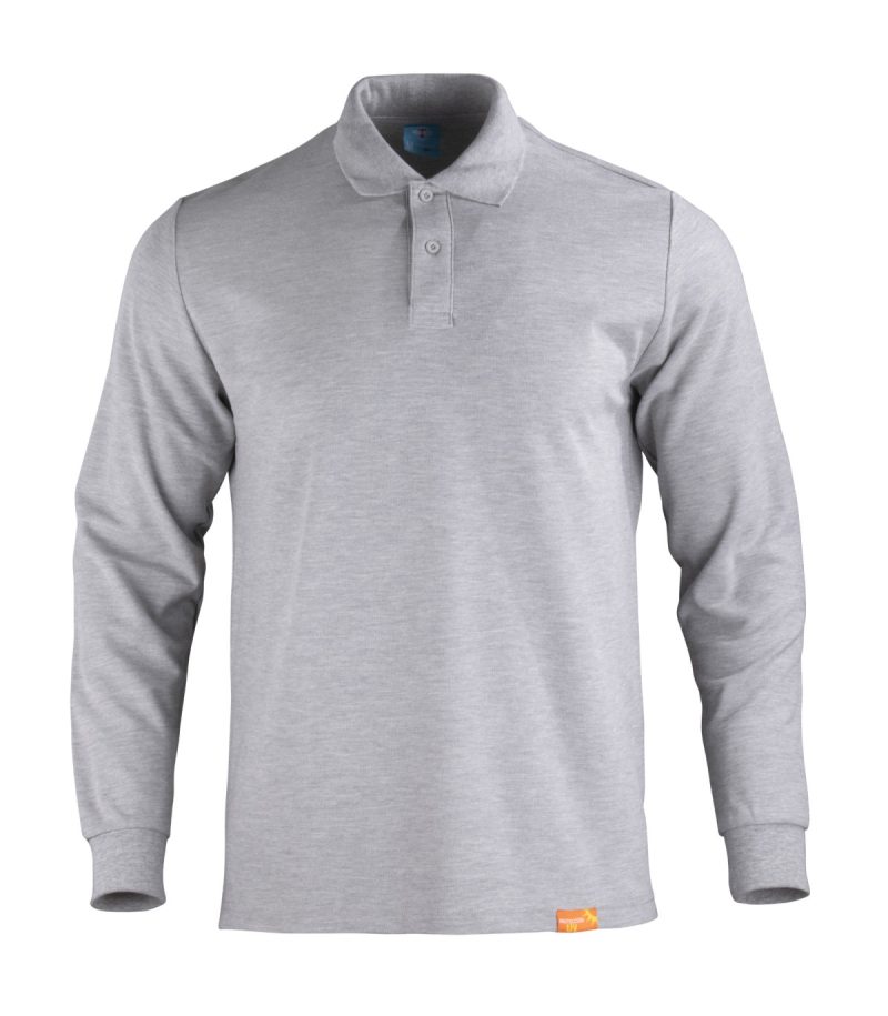 Polera Pique M/L 80/20 Gris
