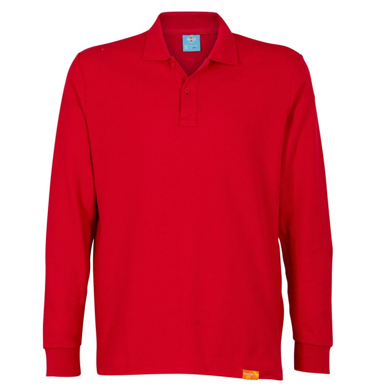 Polera Pique M/L 80/20 Roja